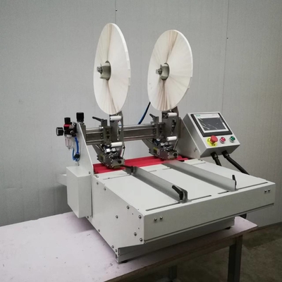 เครื่องวางเทปสองหน้ากึ่งอัตโนมัติพร้อมหน้าจอสัมผัส PLC