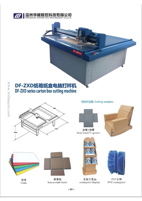 เครื่องพล็อตกล่องกระดาษลูกฟูก 40 - 1500 มม./วินาที